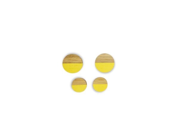 Ema-tütre komplekt kollane ring