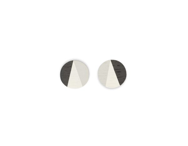Must-valge-hall ring M