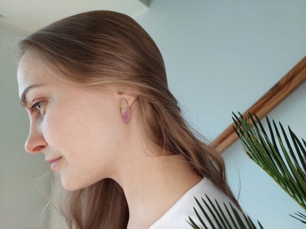 Roosa sädelev ovaal - Image 3